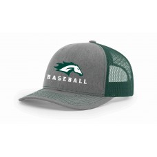 Montville Mustangs Baseball snapback truckers hat